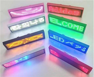Lencana Nama LED